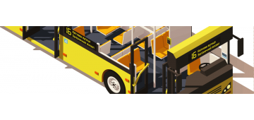 Установка электронных табло и системы автоинформирования на автобусах