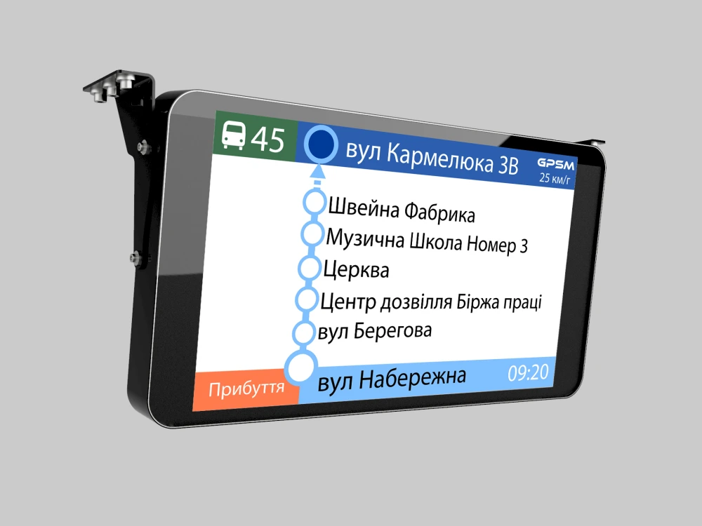 Система відео інформування пасажирів зображення 1