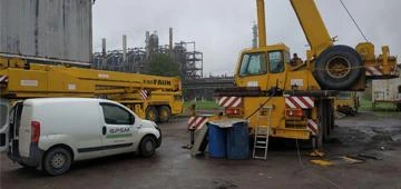 GPS моніторинг і витрата палива для автокранів FAUN RTF 60-4