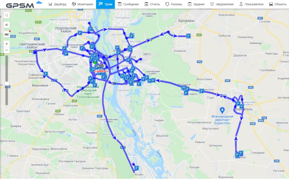 Installation of a GPS tracker on a Cadillac car image 6