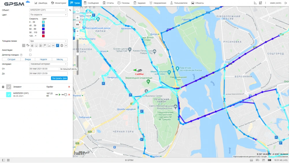 Installation of a GPS tracker on a Cadillac car image 11