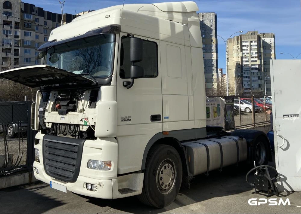 Cистема слежения и контроль топлива на DAF XF 105