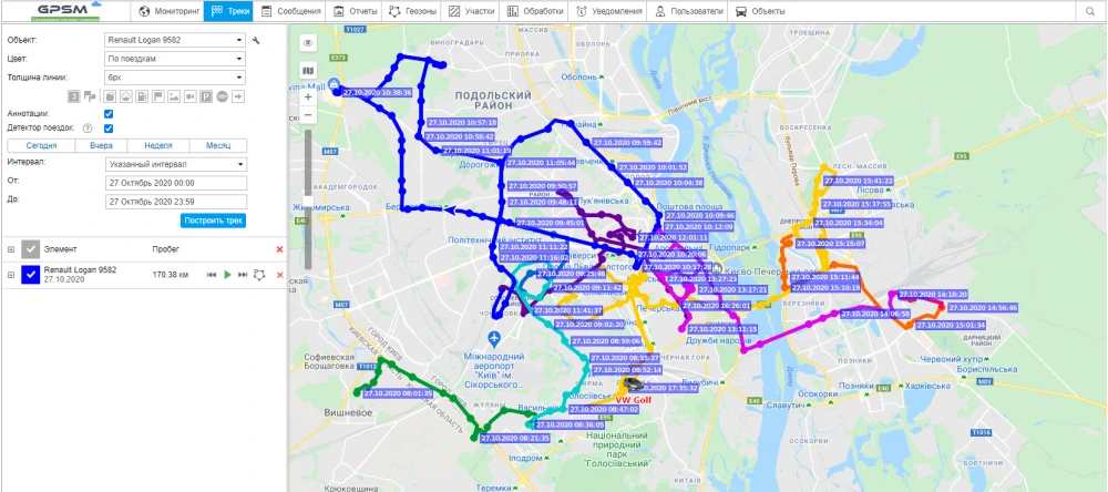 Установка GPS трекера на автомобіль VW Golf зображення 7