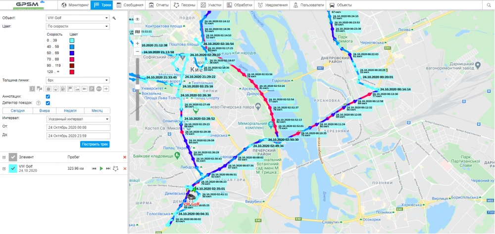 Установка GPS трекера на автомобіль VW Golf зображення 8