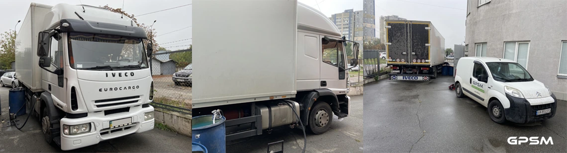 Fuel consumption monitoring for IVECO EuroCargo 120E24