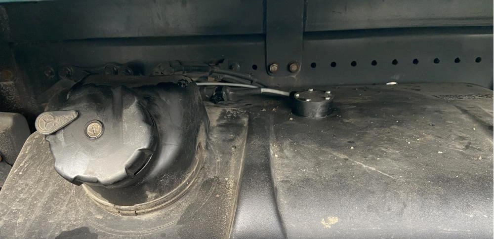 Установка GPS мониторинга + ДУТ на кран манипулятор