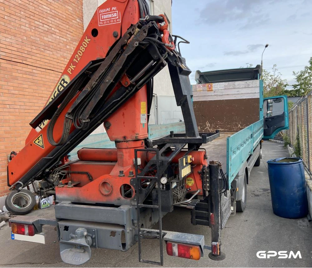 Установка GPS мониторинга + ДУТ на кран манипулятор