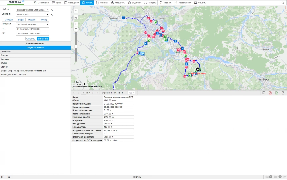 GPS + Датчик уровня топливного бака на MAN изображение 16