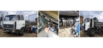 GPS моніторинг з контролем палива на самоскид МАЗ