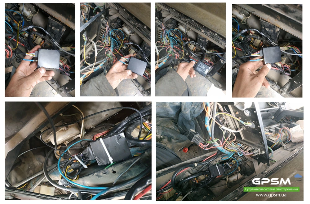 GPS моніторинг з контролем палива на самоскид МАЗ