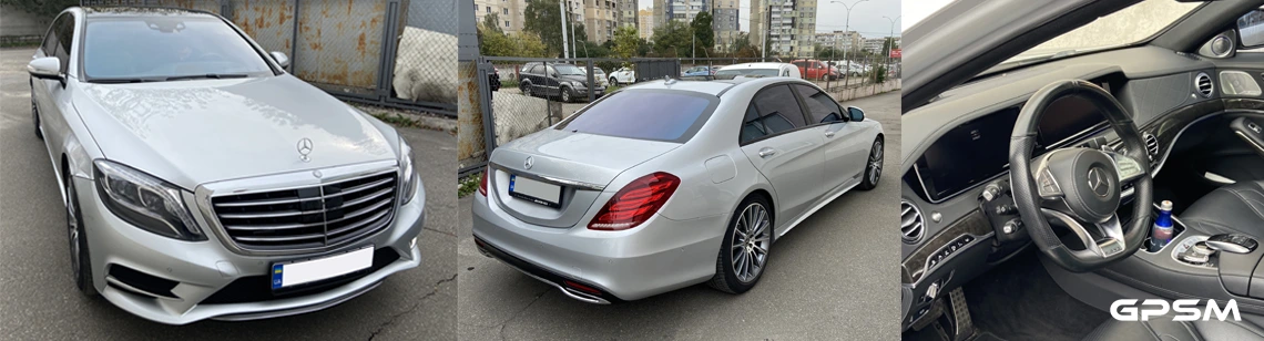 Installation of GPS with engine blocking on Mercedes-Benz S-Class