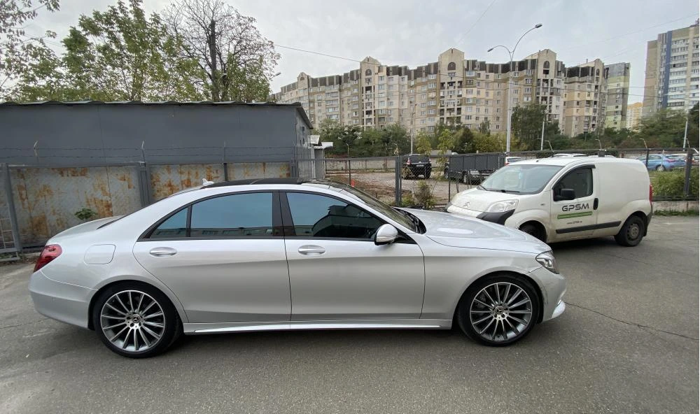 Установка GPS с блокировкой двигателя на Mercedes-Benz S-Class