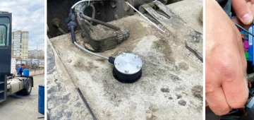 Система GPS з двома датчиками рівня палива на Renault Magnum