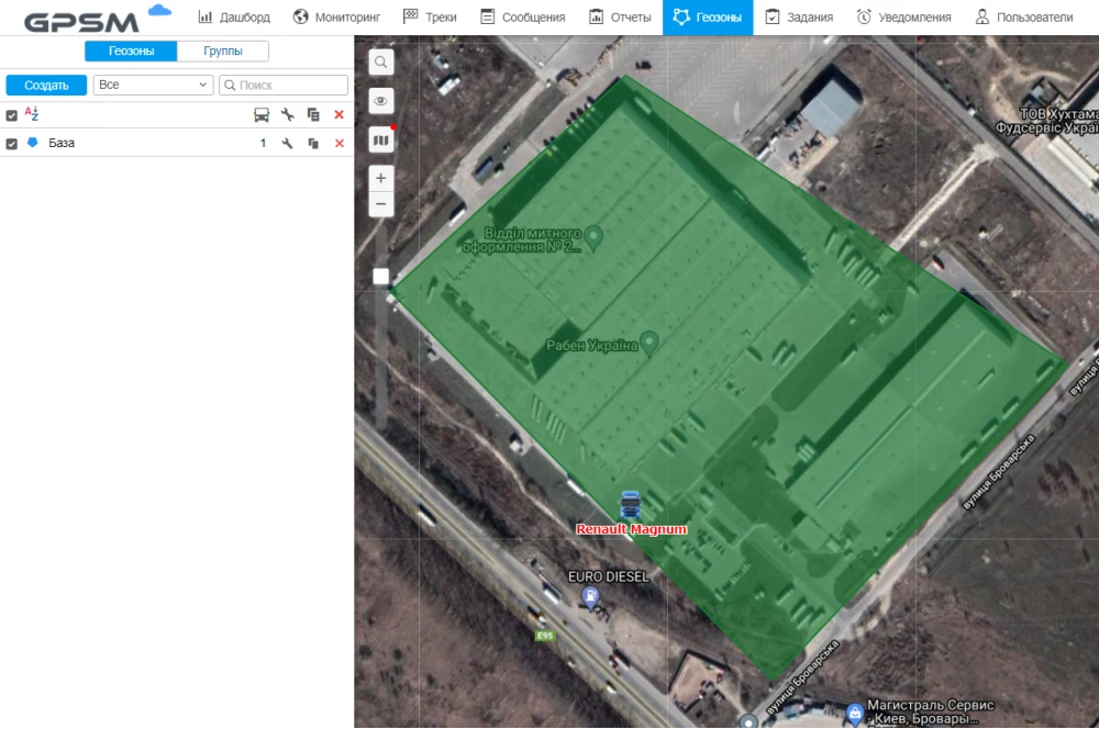 GPS system with two fuel level sensors on Renault Magnum image 19