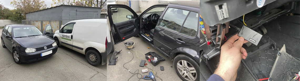 Монтаж GPS трекера на автомобіль Volkswagen
