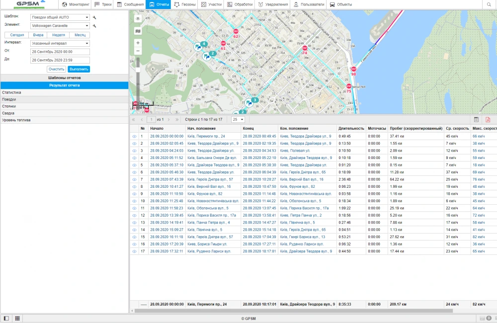 Монтаж GPS терминала на автомобиль Volkswagen Caravelle