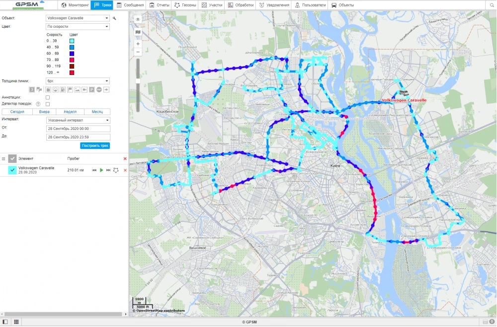 Монтаж GPS терминала на автомобиль Volkswagen Caravelle