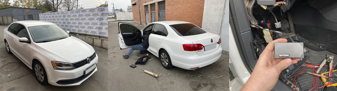 GPS маяк для слежения за авто Volkswagen Jetta