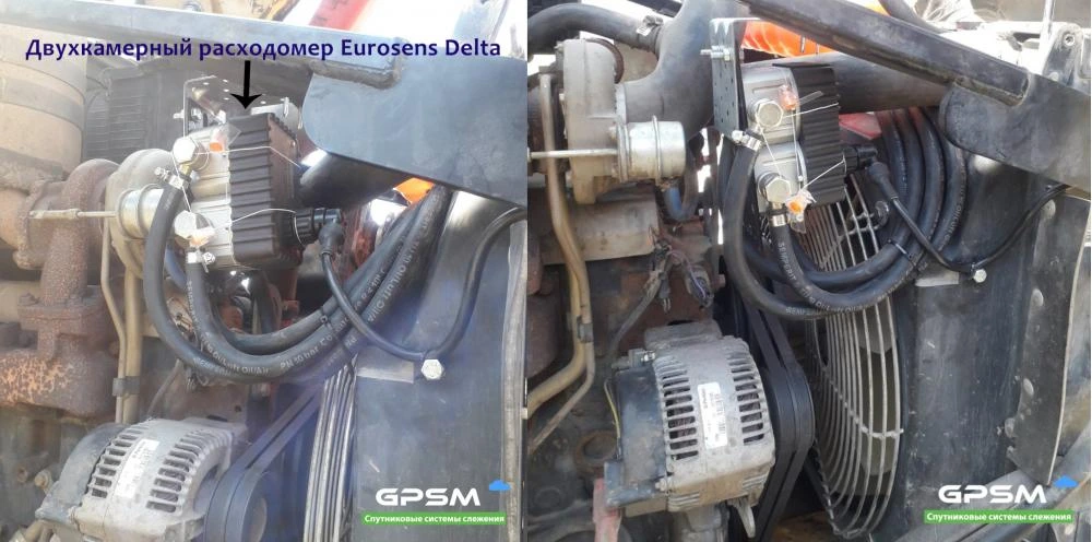 Датчики витрати палива Eurosens | Встановлення