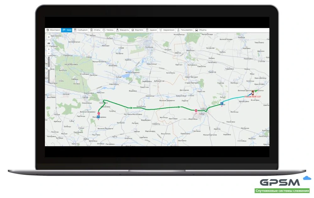 GPS трекер для авто GPSM U9 с подключением в прикуриватель