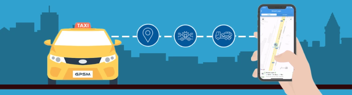 GPS моніторинг і GPS трекер для орендованих авто в таксі