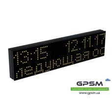 Салонное бортовое табло 640х160