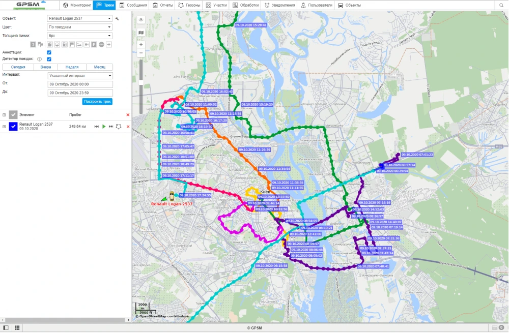 GPS моніторинг і GPS трекер для орендованих авто в таксі