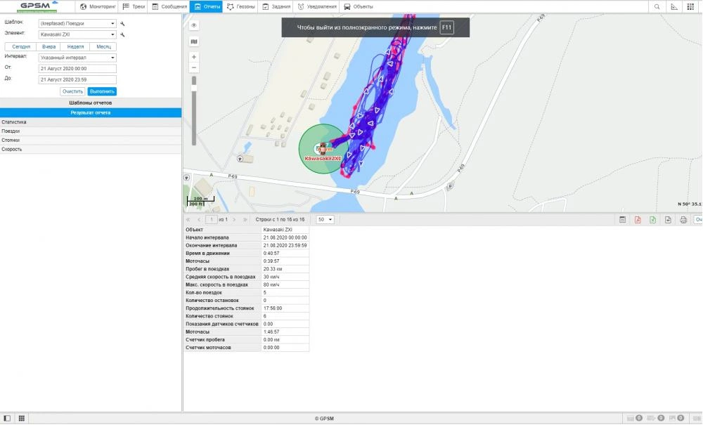 GPS слежение за речным и морским транспортом